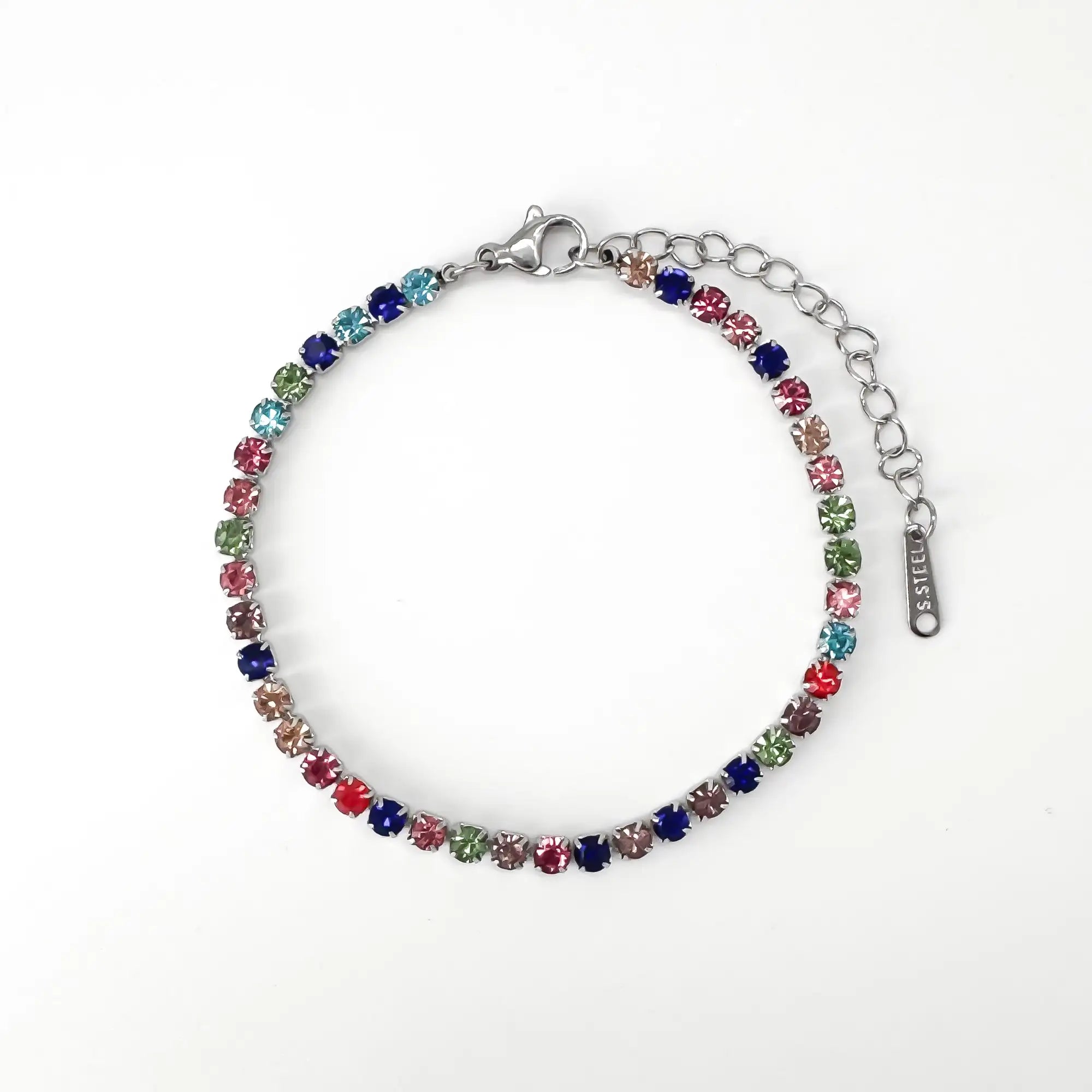 Paillettes arc-en-ciel - Bracelet - Acier inoxydable