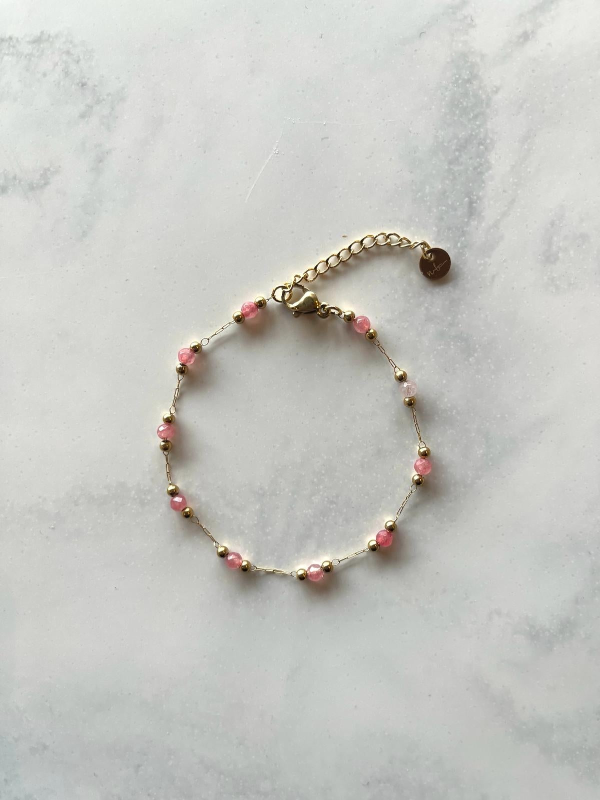 Sophia - Bracelet - Pierre naturelle - Acier inoxydable